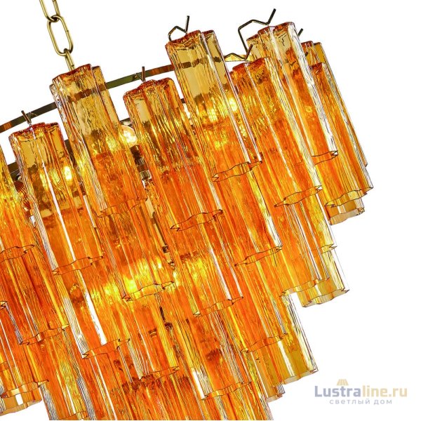 Подвесная люстра Delight Collection OWD2093-D75 gold/amber