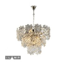 Подвесная люстра iLamp Homy P2545-8 Nickel