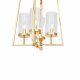 Подвесная люстра Lumina Deco LDP 1247-4 F.GD
