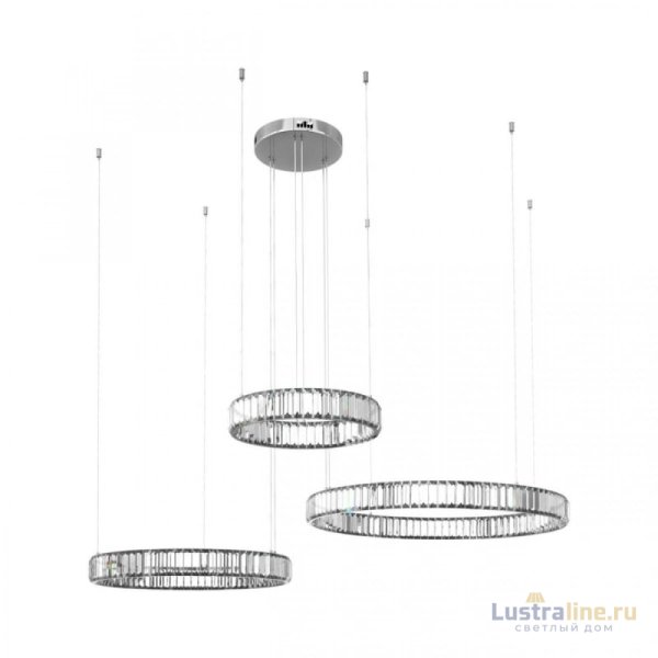 Подвесная люстра Loft IT Crystal ring 10135/3 Chrome Подвесная люстра Loft IT Crystal ring 10135/3 Chrome