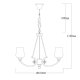 Подвесная люстра MW-Light Палермо 386017706
