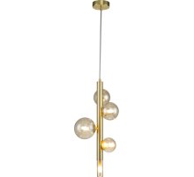 Подвесная люстра Indigo Canto 11026/5P Gold V000245