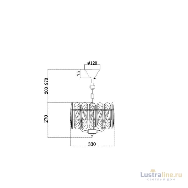Подвесная люстра Maytoni Suite MOD122PL-03BS Подвесная люстра Maytoni Suite MOD122PL-03BS
