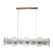 Подвесная люстра Indigo Miele 12021/7PL Brass V000021