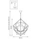 Подвесная люстра Lightstar Gabbia 732267