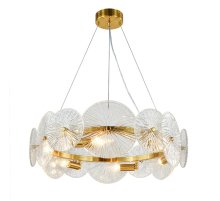 Подвесная люстра Indigo Miele 12021/6P Brass V000604