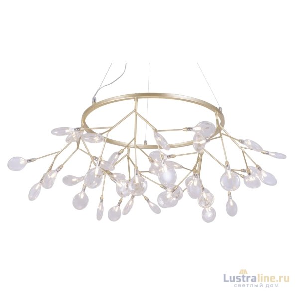 Подвесная люстра Crystal Lux Evita EVITA SP45 D GOLD/TRANSPARENT Подвесная люстра Crystal Lux Evita EVITA SP45 D GOLD/TRANSPARENT