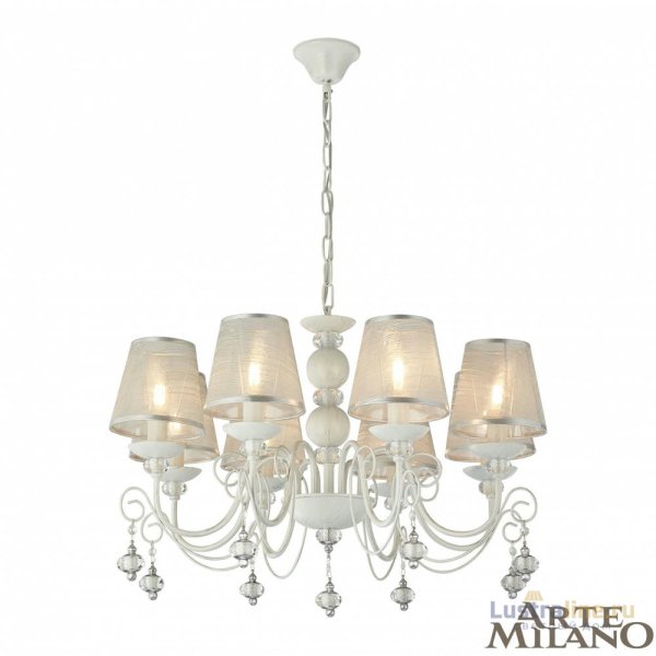 Подвесная люстра Arte Milano 347620/8 WT+SL