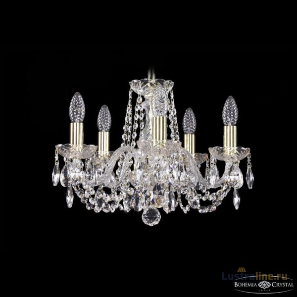 Подвесная люстра Bohemia Ivele Crystal 1402/5/141 G Подвесная люстра Bohemia Ivele Crystal 1402/5/141 G