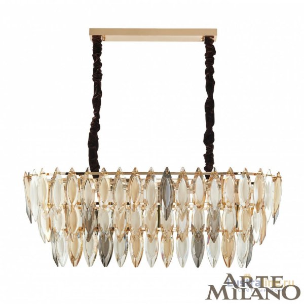 Подвесная люстра Arte Milano 99486.W900.L350.H380.E14.12 G Подвесная люстра Arte Milano 99486.W900.L350.H380.E14.12 G