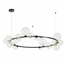Подвесная люстра Lumina Deco LDP 7033-24 BK+CL