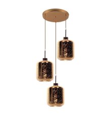 Подвесная люстра Lumina Deco Alacosmo LDP 6811-3 RD GD
