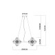 Подвесная люстра Arte Lamp Etereo A5261LM-15GO