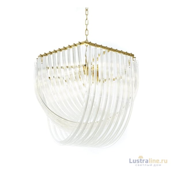 Подвесная люстра Lumina Deco Weddini LDP 6001-600 GD+CL Подвесная люстра Lumina Deco Weddini LDP 6001-600 GD+CL