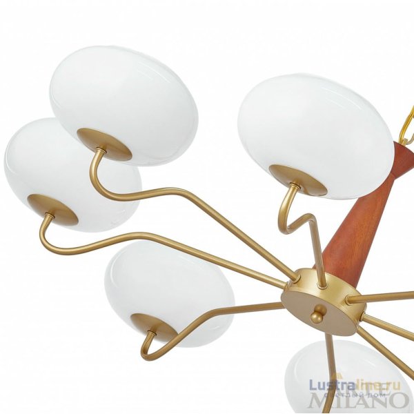 Подвесная люстра Arte Milano Napoli 310166/D900/8 BS/WD Подвесная люстра Arte Milano Napoli 310166/D900/8 BS/WD