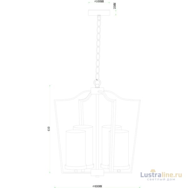 Подвесная люстра Arte Lamp Nuvola A7017SP-4BK Подвесная люстра Arte Lamp Nuvola A7017SP-4BK