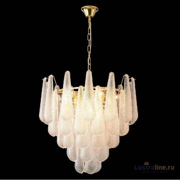 Подвесная люстра Crystal Lux FONTAIN SP10 GOLD Подвесная люстра Crystal Lux FONTAIN SP10 GOLD