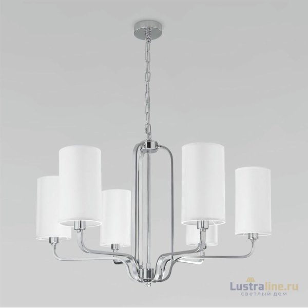 Подвесная люстра Eurosvet Purezza 60128/6 хром