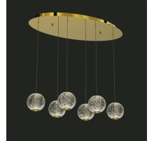 Подвесная люстра DeLight Collection Elliot Diamante MD20001012-6A gold