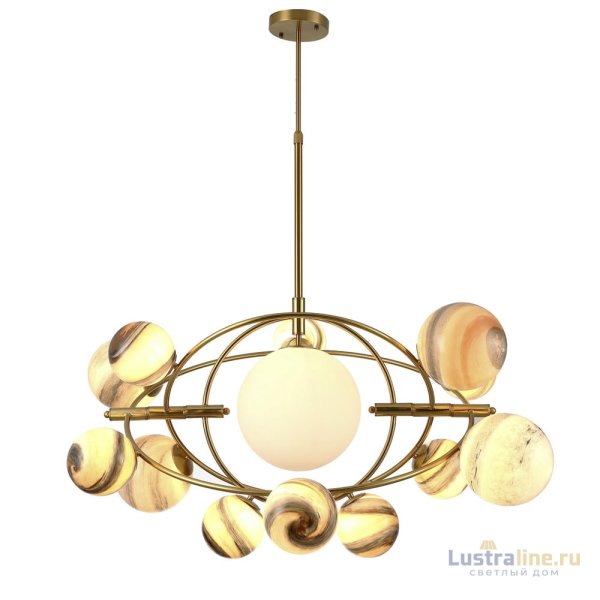 Подвесная люстра Delight Collection Planet KG1122P-13B brass