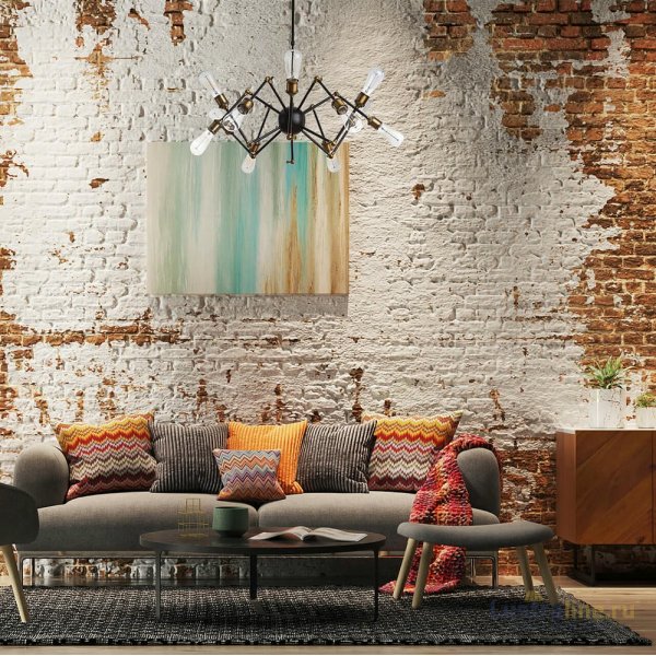 Подвесная люстра Divinare Formica 3037/03 SP-12 Подвесная люстра Divinare Formica 3037/03 SP-12