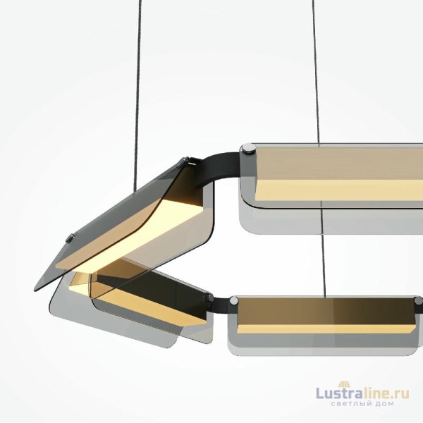 Подвесная люстра Maytoni Flat MOD296PL-L40BS3K
