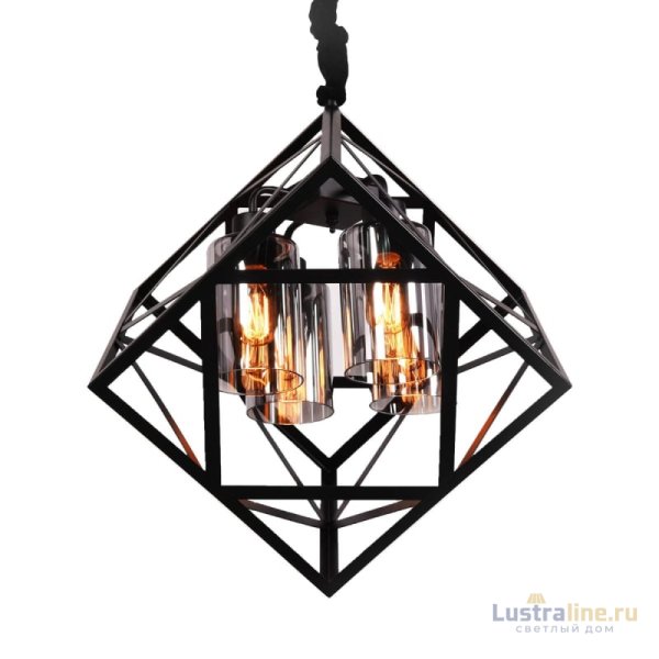 Подвесная люстра Lumina Deco Brutte LDP 11339-4 BK