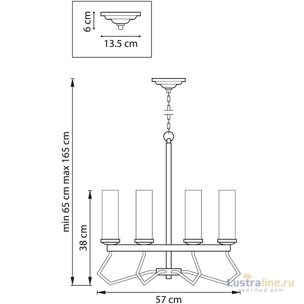 Подвесная люстра Lightstar Flume 723065
