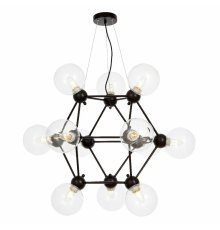 Подвесная люстра Lumina Deco Zodiak LDP 160N-12 BK+PR