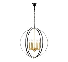 Подвесная люстра iLamp Element 9977-800 GoldBlack