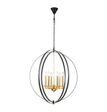 Подвесная люстра iLamp Element 9977-800 GoldBlack