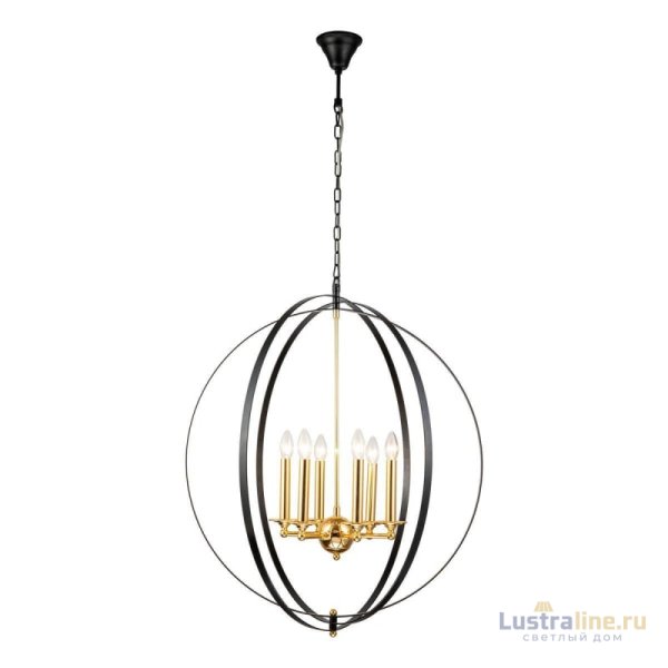 Подвесная люстра iLamp Element 9977-800 GoldBlack Подвесная люстра iLamp Element 9977-800 GoldBlack