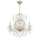 Подвесная люстра Crystal Lux ODELIS SP8 GOLD