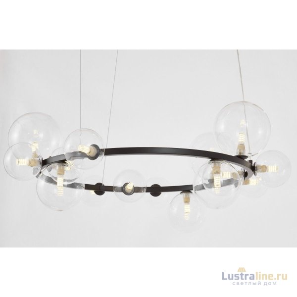 Подвесная люстра Lumina Deco LDP 7033-15 BK+CL