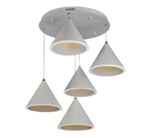 Подвесная светодиодная люстра iLedex Moon WL8858-5 WH Подвесная светодиодная люстра iLedex Moon WL8858-5 WH