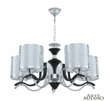 Подвесная люстра Arte Milano Florentia-6787 306787/5 Bk/Ni