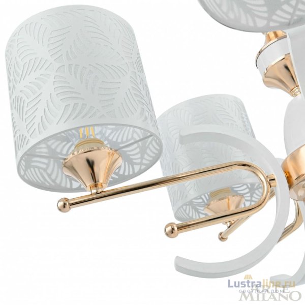 Подвесная люстра Arte Milano Florentia-2097 302097/5 Wh/Gd