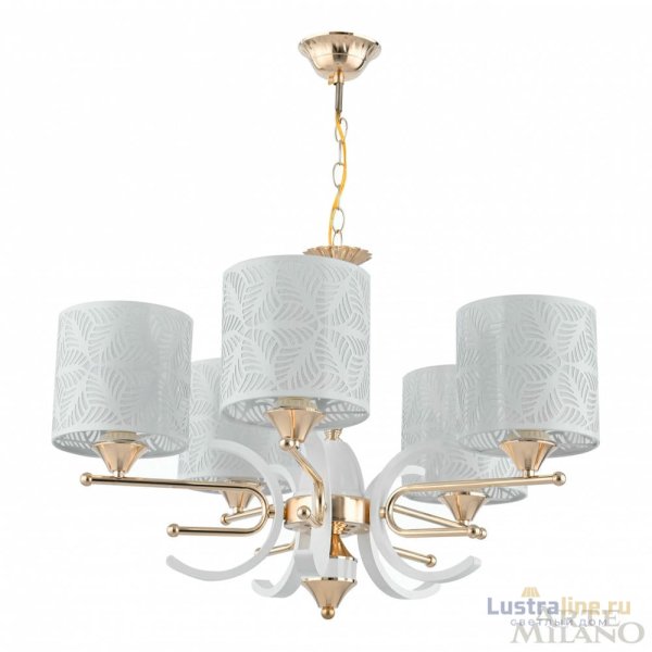 Подвесная люстра Arte Milano Florentia-2097 302097/5 Wh/Gd