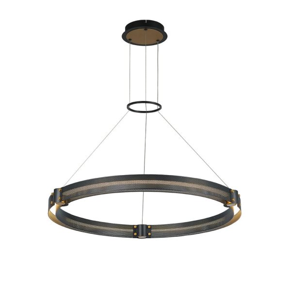 Подвесная люстра Delight Collection Admiral MD19030068-1B black/gold