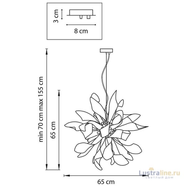 Подвесная люстра Lightstar Turbio 754266 Подвесная люстра Lightstar Turbio 754266