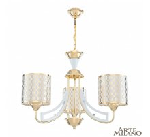 Подвесная люстра Arte Milano Florentia-3387 303387/3 Wh/Gd