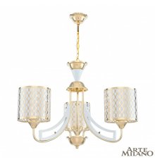 Подвесная люстра Arte Milano Florentia-3387 303387/3 Wh/Gd