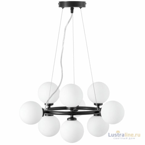 Подвесная люстра Lumina Deco Marsiada LDP 6033-9 BK