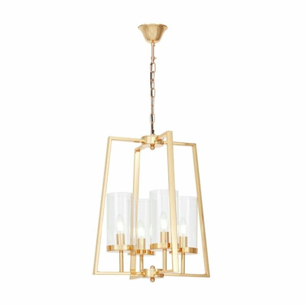 Подвесная люстра Lumina Deco LDP 1247-4 F.GD
