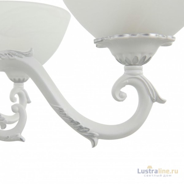 Подвесная люстра Arte Milano 340518/6-3 WT+SL Подвесная люстра Arte Milano 340518/6-3 WT+SL