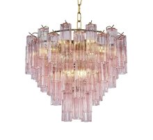 Подвесная люстра Delight Collection OWD2093-D75 gold/pink