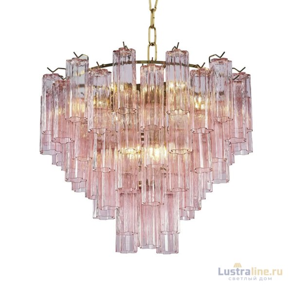 Подвесная люстра Delight Collection OWD2093-D75 gold/pink