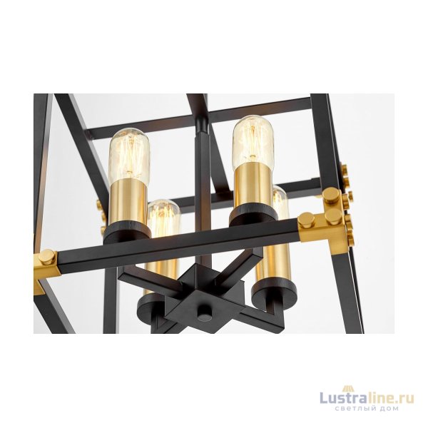 Подвесная люстра Lumina Deco Waldorf LDP 1140-4 BK+MD
