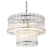 Подвесная люстра Delight Collection Ruby KG1112P-7 chrome/clear