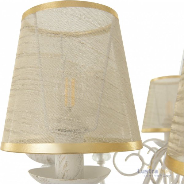Подвесная люстра Arte Milano 347620/5 WT+G Подвесная люстра Arte Milano 347620/5 WT+G